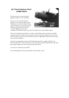 A preview of a PDF biography for Daniel, Thomas Steadman